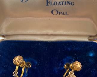 Floating Opal Earrings