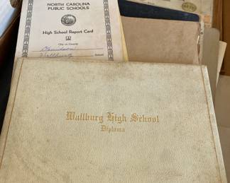 Wallburg High School Paper Ephemera
