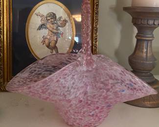 Art Glass Basket