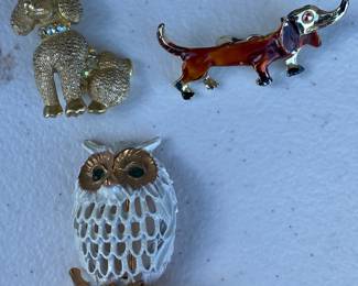 Figural Pins and Brooches