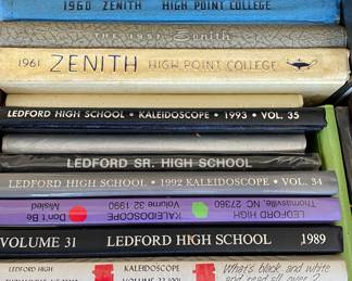 Ledford High School and High Point College Annuals