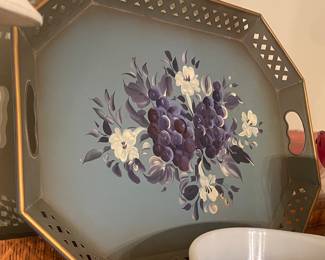 Painted Toleware Tray