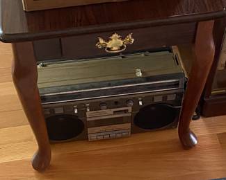 Pair of Queen Anne Style End Tables