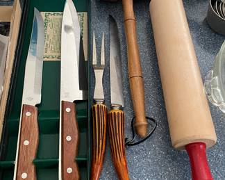 Red Handle Rolling Pin