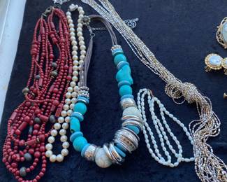 Assorted Costume Jewelry Necklaces