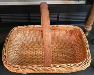 Oak Handle Basket