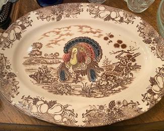 Vintage Turkey Platter