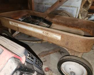 Vintage Sears metal wagon