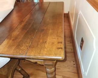 Vintage extension table and 6 chairs