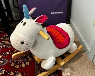 #82 Plush Rocking Horse $20.00