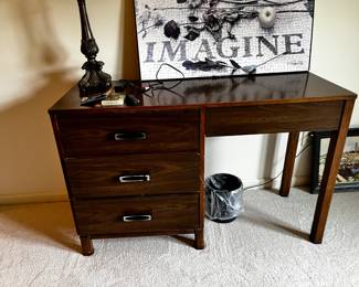 #67 Singer Desk w/4 drawers (as is finish) - upstairs you move down - 48x18x30 $30.00