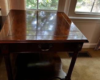 #25 Lane end table as if finish, 1 drawer 24x24x23 $75.00