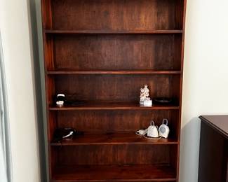 #62 Plywood 5 shelf Bookcase - 42x9x75 $75.00