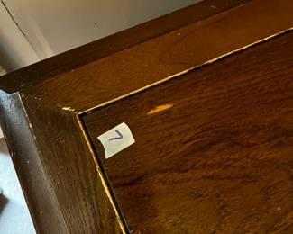 #7 end table 22x28x20, as is finish (no drawer) $75.00