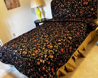 #50 Full Mattres/Boxsprings Sealy Posturepedic Yale $75.00
#51 Upholstered Full Size Headboard & Bedspread - Upstairs you move $30.00