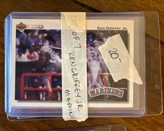 #137 Ken Griffey JR. w/Mariners - lot of 7 $20.00