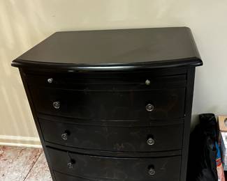 #17 4 drawer with pull out shelf chest of drawers 26x17x32 $125.00