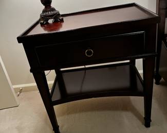 #79 Country Living Lane End Tables w/1 drawer w/pull-out tray & Shelf - 18Dx27T - sold as a set of 2 $150.00