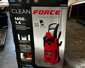#125 Clea Force1400 PSI Electric Pressure Washer - 1.4GPM $50.00