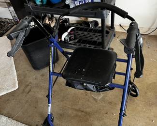 #48 Drive Walker w/Seat & Basket Below - 17" Wide $45.00