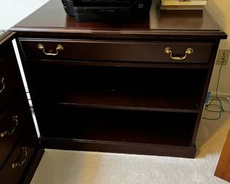 #18 cabinet, 2 shelves with flip down keyboard holder 36x22x29 $30.00