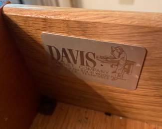 #2 cab-DR Davis China Cabinet with 4 glass doors, 2 wood doors and 6 drawers 67x18x72, 2 pieces $275.00
#3 table-dr Davis Cabinets Buffet, 3 drawers 72x19x33 $500.00