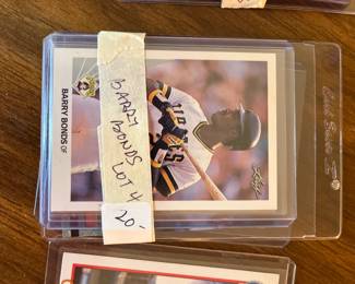 #136 Barry Bonds - lot of 4 - Pittsburgh Pirates $20.00