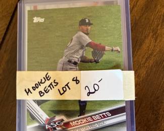 #135 Mookie Betts - Lot of 8 $20.00