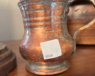Middle East copper tankard