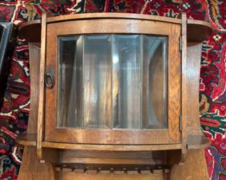 Arts and Crafts era Dutch tobacco cabinet