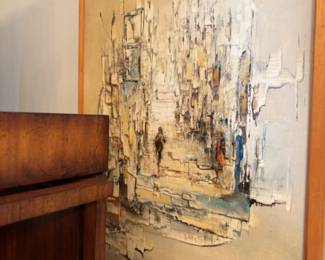 Mid Century oil on canvas