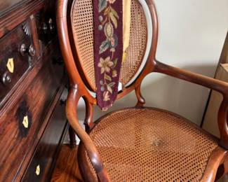 French early 1800s caned chair