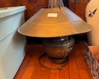 Hanging Brass oil lamp