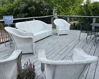 Lloyd Flanders Lloyd Loom outdoor wicker priced by the piece