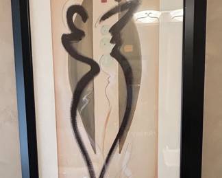2 piece matching wall hanging.