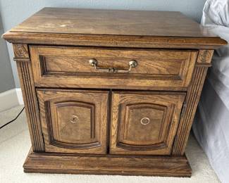 Night stand for large dresser.