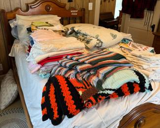 Loads of linens and great bed and mattress, many more silhouettes.