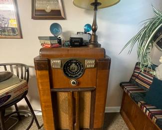 Vintage Radio And Beer sign