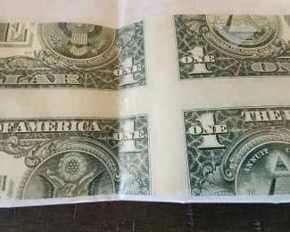 A Rare Mismade $1 Bill
