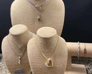 Vintage Sterling Silver Necklaces Bracelets Plus Silvertone Friend