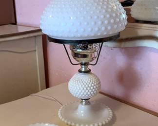 Milk Glass Lamp