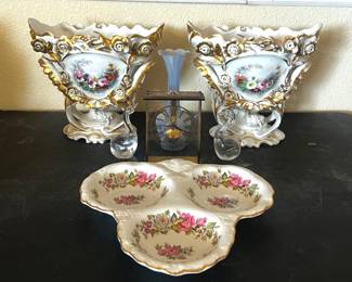 Antique Ceramic Vases Decor