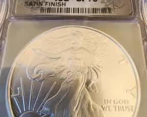 Silver Eagle Proof 20th Anniversary ICGRP70 DCAM