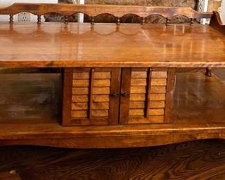 Vintage Wooden Coffee Table