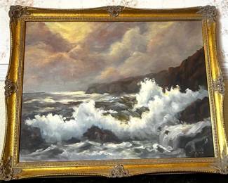 Seaside Painting Dorothy Acton
