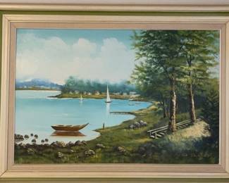Vintage Paintings Signed Raymond Bordiuk
