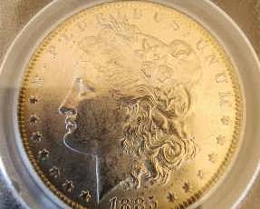 1885O Uncirculated Morgan Silver Dollar