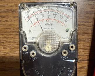 Triplett Model 310 analog multimeter