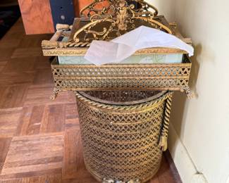 Mid Century Hollywood Regency Bathroom Set