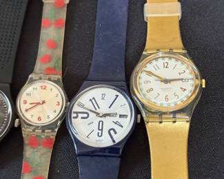 SWATCH CHERRIES SWATCH LOST NUMBERS BLUE SWATCH COOL FRED GK150S